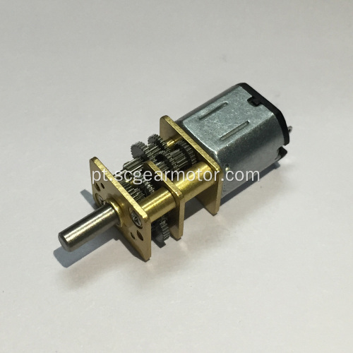 Especificação do motor de engrenagens cc 12v 30 rpm